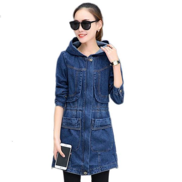 plus size denim trench coat 2018 new hooded loose women outerwear long sleeve medium long female coat cw348, Tan;black
plus size denim trench coat 2018 new hooded loose women outerwear long sleeve medium long female coat cw348, Tan;black