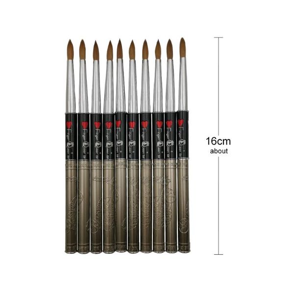 nail brushes kolinsky brush 1pcs crystal pen red heart metal holder use for painting carving manicure tool, Yellow
nail brushes kolinsky brush 1pcs crystal pen red heart metal holder use for painting carving manicure tool, Yellow