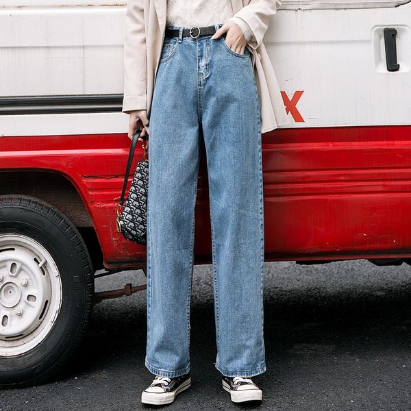 plus size torn leg wide brim for casual spring summer high waist blue jeans woman boyfriend straight pants 6yph
plus size torn leg wide brim for casual spring summer high waist blue jeans woman boyfriend straight pants 6yph