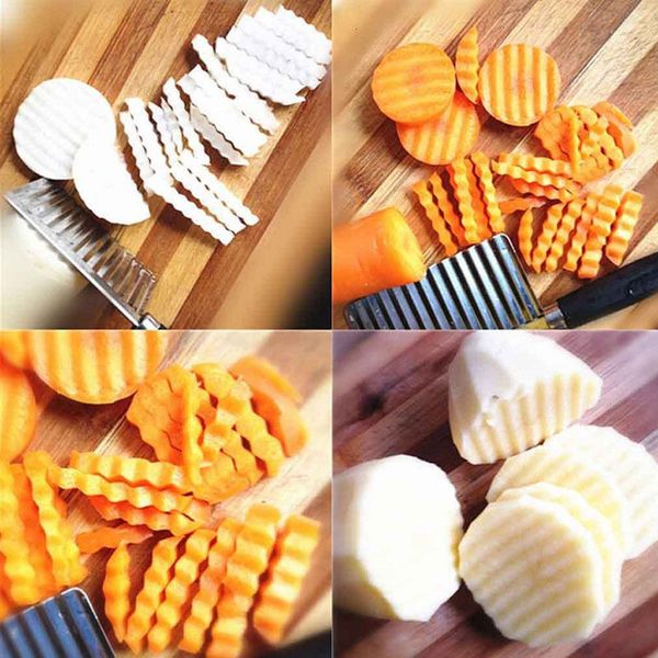 potato steel kitchen knife stainless wavy edged gadget vegetable cutting peeler corrugated cut blade cooking tool
potato steel kitchen knife stainless wavy edged gadget vegetable cutting peeler corrugated cut blade cooking tool