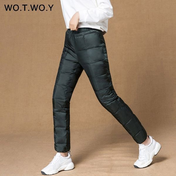 wotwoy casaul winter women pants pockets plue size basic high waist straight female down pants thick trousers women 201109, Black;white
wotwoy casaul winter women pants pockets plue size basic high waist straight female down pants thick trousers women 201109, Black;white