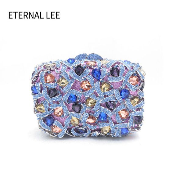 women's luxurious personalized crystal bag evening dress bag party cocktail