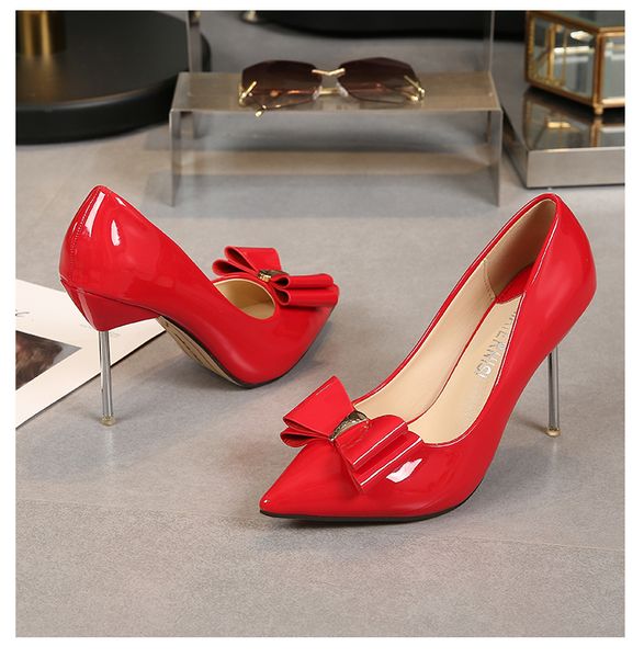 woman high-heeled cm 2020 spring pumps office sweet-pump butterfly-knot red ladies wedding shoes 6h4g, Black
woman high-heeled cm 2020 spring pumps office sweet-pump butterfly-knot red ladies wedding shoes 6h4g, Black