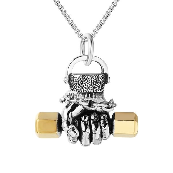 loredana fashion exquisite bodybuilders jewelry.hercules iron fist chain barbell shape stainless steel necklace q1209, Bronze;silver
loredana fashion exquisite bodybuilders jewelry.hercules iron fist chain barbell shape stainless steel necklace q1209, Bronze;silver