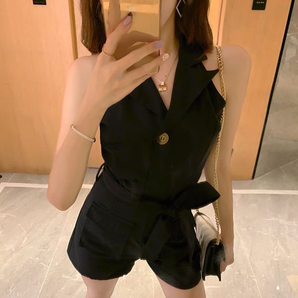 2021 New Women Summer Fashion Safari High Waist No Sleeves Retro Bodysuits Skinny Mini GTTH, Black;white
2021 New Women Summer Fashion Safari High Waist No Sleeves Retro Bodysuits Skinny Mini GTTH, Black;white