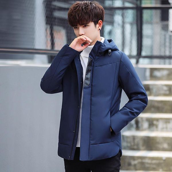 men's down & parkas (m-3xl) slim fitting short jacket thick warm hipster hooded coat korean style male casual clothes outwear, Black
men's down & parkas (m-3xl) slim fitting short jacket thick warm hipster hooded coat korean style male casual clothes outwear, Black