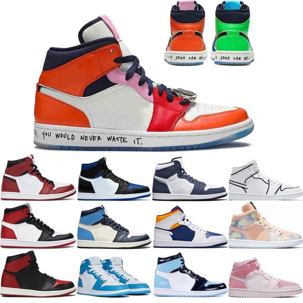 1s jumpman men womens basketball shoes high fearless mid chicago black toe midnight navy twist mens womens sport trainer size 36-46
1s jumpman men womens basketball shoes high fearless mid chicago black toe midnight navy twist mens womens sport trainer size 36-46