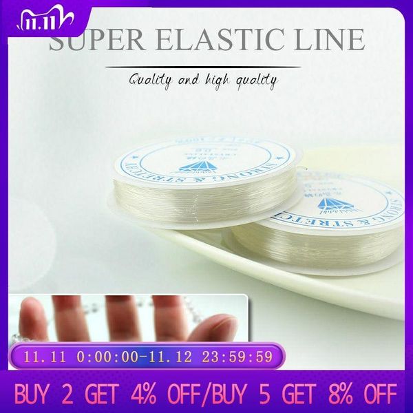 1 roll elastic line 10 meters crystal beading cord string thread wire 0.4-1mm stretch cord for necklace bracelet accessories diy bbyfer
1 roll elastic line 10 meters crystal beading cord string thread wire 0.4-1mm stretch cord for necklace bracelet accessories diy bbyfer