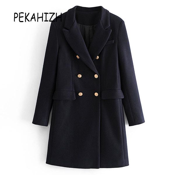 women's wool & blends eurpean style oversize long sleeve jacket coat fashion slim pocket button elegant famale outerwear chic 2021, Black
women's wool & blends eurpean style oversize long sleeve jacket coat fashion slim pocket button elegant famale outerwear chic 2021, Black