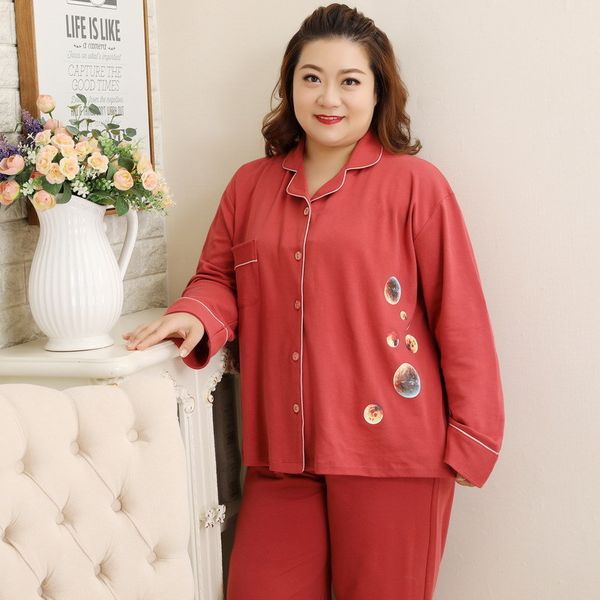 size plus sheer pyjamas define autumn 100% cotton long female sleepwear sleeves 85572 w1qt, Black;brown
size plus sheer pyjamas define autumn 100% cotton long female sleepwear sleeves 85572 w1qt, Black;brown
