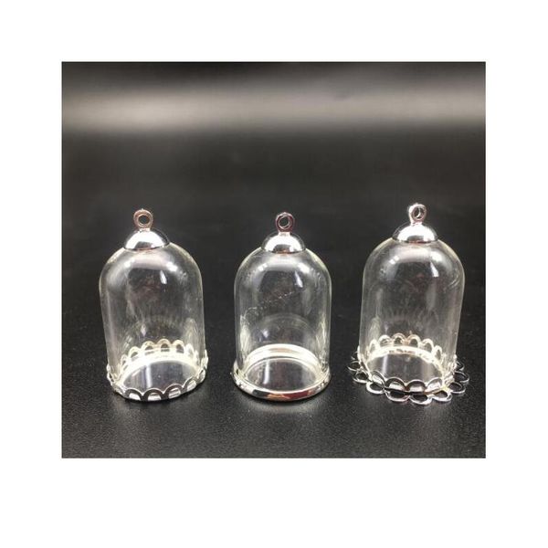 50set 25*18mm hollow tube glass jar with silver setting tray beads cap set glass vials pendant craft display jewelry sqctda, Black
50set 25*18mm hollow tube glass jar with silver setting tray beads cap set glass vials pendant craft display jewelry sqctda, Black
