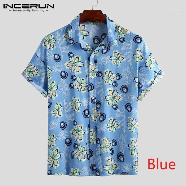 men's casual shirts 2021 fashion men flower printed short sleeve lapel shirt man summer holiday floral camisa breathable hombre blusas1, White;black
men's casual shirts 2021 fashion men flower printed short sleeve lapel shirt man summer holiday floral camisa breathable hombre blusas1, White;black