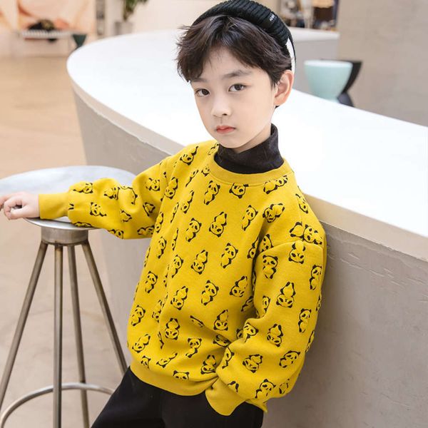 high collar bottom coat autumn and half winter drs 2020 new handsome foreign sle children's wear boys' plush thickened sweater fas, Black
high collar bottom coat autumn and half winter drs 2020 new handsome foreign sle children's wear boys' plush thickened sweater fas, Black