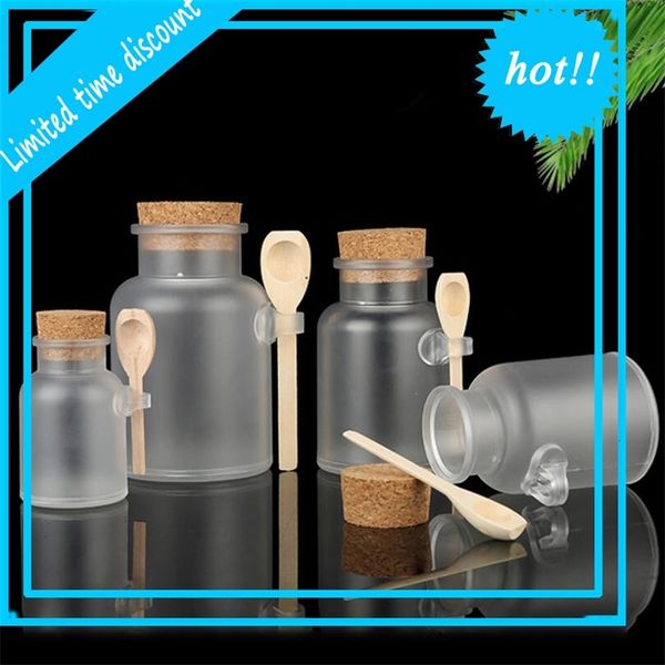 frosted plastic cosmetic containers with cork cap and spoon bath salt mask powder cream packing bottles makeup storage jars dhb625
frosted plastic cosmetic containers with cork cap and spoon bath salt mask powder cream packing bottles makeup storage jars dhb625