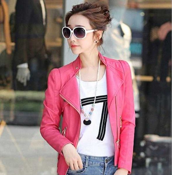 new fashion rose red jacket new 2021 bomber motorcycle leather jackets women 2 color brand jacket jaqueta couro 3wyv#, Black
new fashion rose red jacket new 2021 bomber motorcycle leather jackets women 2 color brand jacket jaqueta couro 3wyv#, Black
