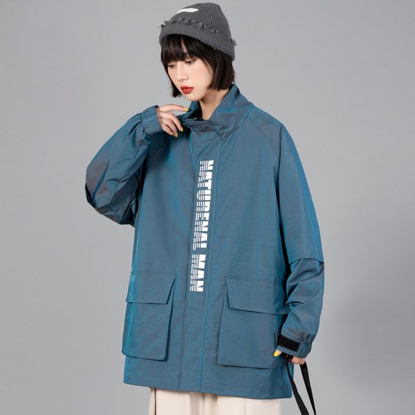 2021 colorful new reflective autumn work done with jacket tools man woman loose style and plus sized-gola windbreake 2gsy, Black;brown
2021 colorful new reflective autumn work done with jacket tools man woman loose style and plus sized-gola windbreake 2gsy, Black;brown