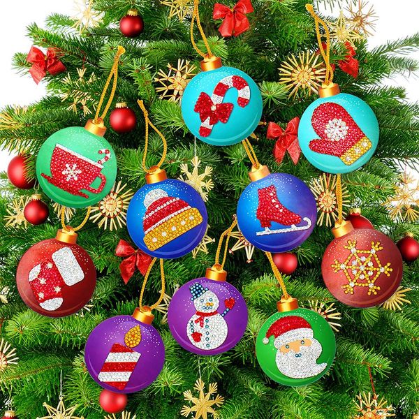 10 painting pieces diamond of 5d santa diy claus keychain decorative socks tree pendant hanging christmas gift#30
10 painting pieces diamond of 5d santa diy claus keychain decorative socks tree pendant hanging christmas gift#30