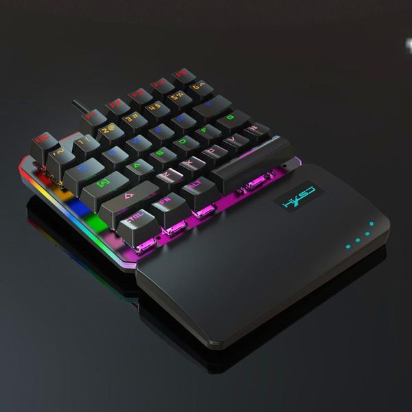 new rgb lighting mode one-handed mechanical keyboard backlit game keyboard a variety of lighting factory direct spot
new rgb lighting mode one-handed mechanical keyboard backlit game keyboard a variety of lighting factory direct spot