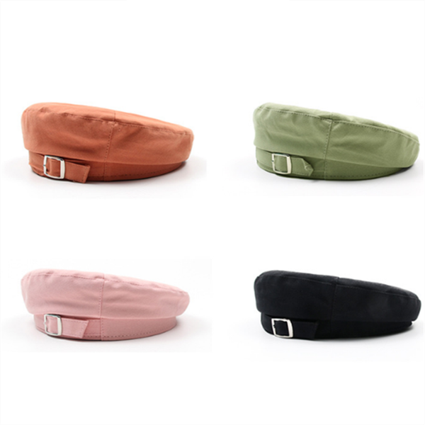 autumn and winter fashion metal buckle beret japanese literature and art retro painter hat korean version of the wild british st, Blue;gray
autumn and winter fashion metal buckle beret japanese literature and art retro painter hat korean version of the wild british st, Blue;gray