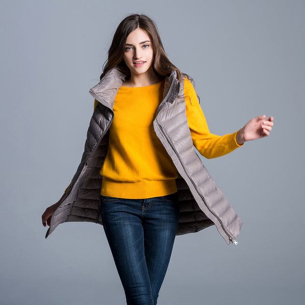 2021 new 4xl 5xl plus coat vests women's long vest ultra light down sleeveless mandarin collar jacket t5n3, Black;white
2021 new 4xl 5xl plus coat vests women's long vest ultra light down sleeveless mandarin collar jacket t5n3, Black;white
