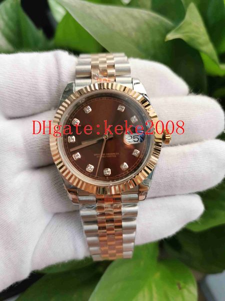 bp factory v3 version wristwatches 41mm 126331 stainless brown 2813 movement diamond mechanical automatic jubilee mens watch watches, Slivery;brown
bp factory v3 version wristwatches 41mm 126331 stainless brown 2813 movement diamond mechanical automatic jubilee mens watch watches, Slivery;brown
