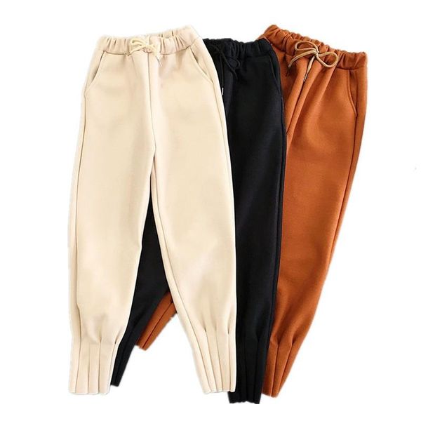 women's pants & capris women elastic waist drawstring trousers female thick knitted autumn winter sport swear p3 033, Black;white
women's pants & capris women elastic waist drawstring trousers female thick knitted autumn winter sport swear p3 033, Black;white