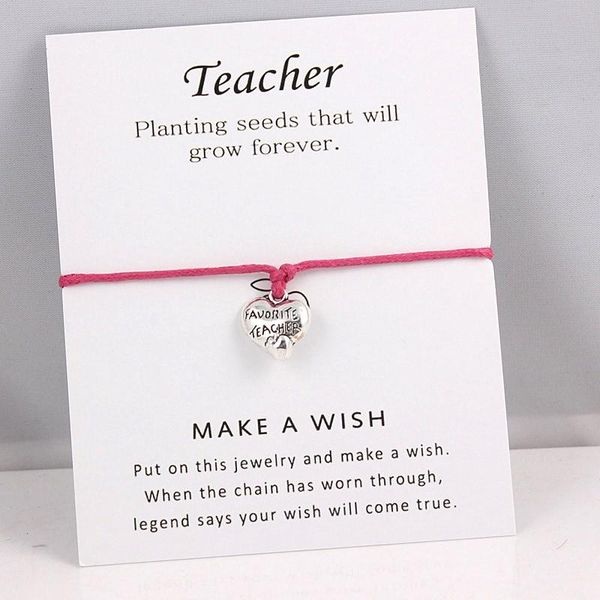 charm bracelets silver plated favorite teacher charms adjustable wish card for women men gifts teacher's day, Golden;silver
charm bracelets silver plated favorite teacher charms adjustable wish card for women men gifts teacher's day, Golden;silver