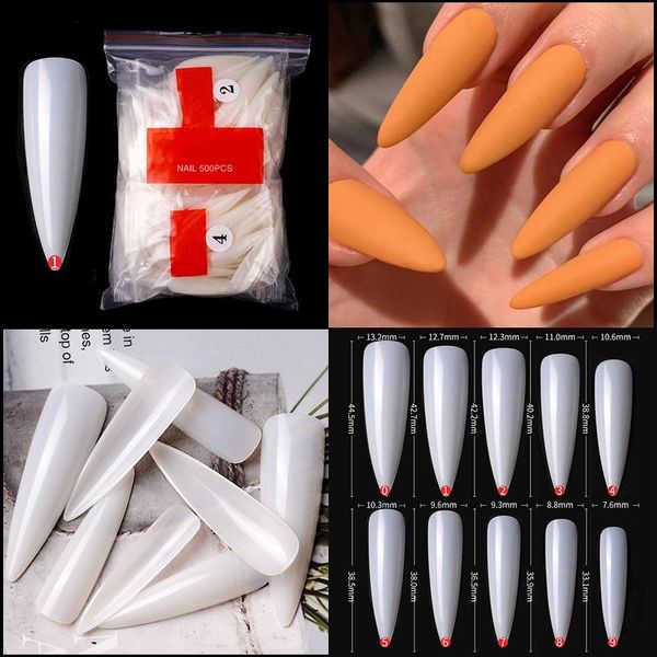 false nails long 500pcs nail art tips clear/natural sharp end fake manicure artificial salon, Red;gold
false nails long 500pcs nail art tips clear/natural sharp end fake manicure artificial salon, Red;gold