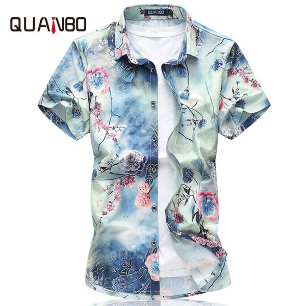 quanbo mens floral shirt 2019 new summmer plus size 5xl 6xl 7xl stretch casual short sleeve mens shirts brand clothing camisa c1211, White;black
quanbo mens floral shirt 2019 new summmer plus size 5xl 6xl 7xl stretch casual short sleeve mens shirts brand clothing camisa c1211, White;black