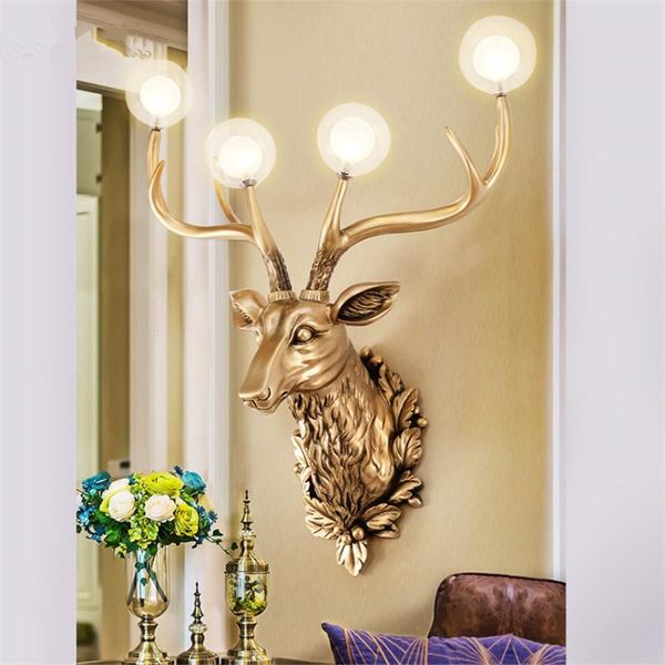 european style deer bubble glass ball wall lamps bedroom vintage living room background antlers wall sconces lights decorated
european style deer bubble glass ball wall lamps bedroom vintage living room background antlers wall sconces lights decorated