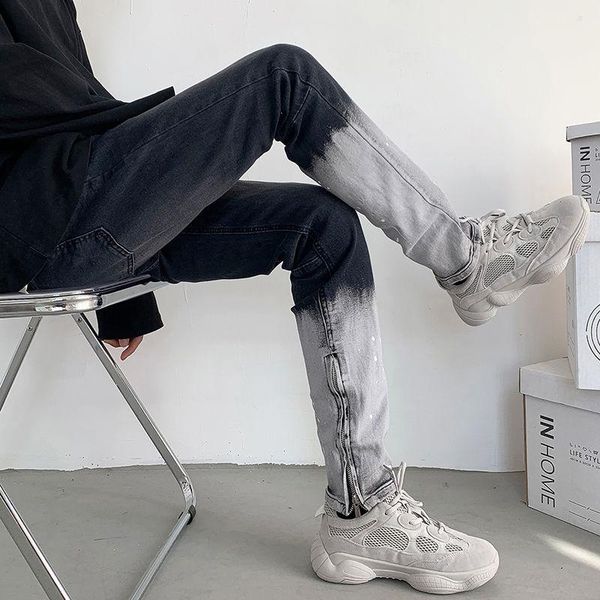 men's jeans splashing ink slim fashion retro casual men streetwear korean hip-hop straight denim trousers mens -2xl, Blue
men's jeans splashing ink slim fashion retro casual men streetwear korean hip-hop straight denim trousers mens -2xl, Blue