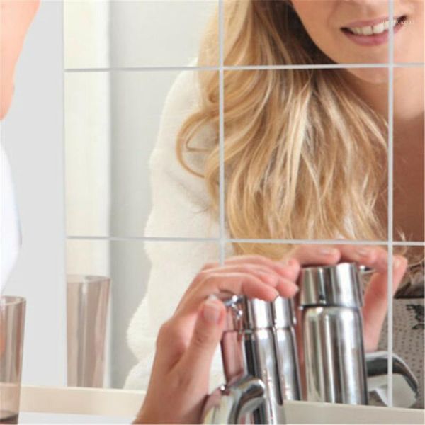 wall stickers 9pcs/set square mirror tile self adhesive sticker home bathroom decor stick jan#101 
wall stickers 9pcs/set square mirror tile self adhesive sticker home bathroom decor stick jan#101