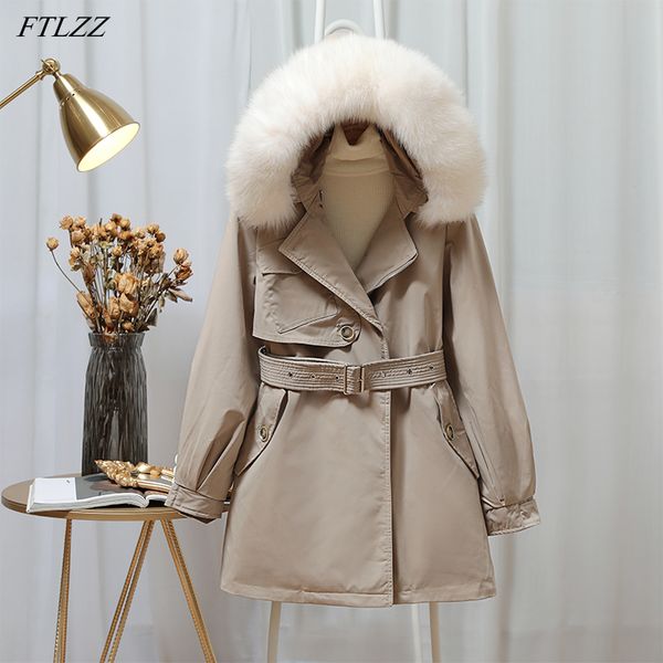 ftlzz winter women snow big real fur collar hooded beige down parka 90% white duck down long coat strretwear windbreaker outwear c1204, Black
ftlzz winter women snow big real fur collar hooded beige down parka 90% white duck down long coat strretwear windbreaker outwear c1204, Black