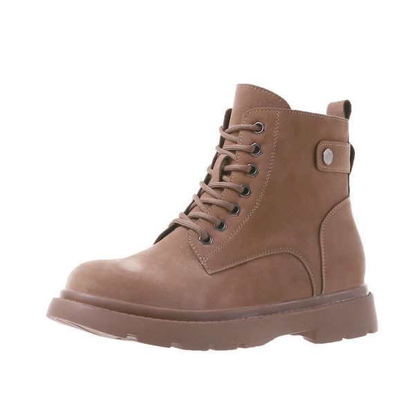 2021 the new british autumn ankle women's fashions lace up platform boots woman suede from the false mid-heel heel to r1cz, Black
2021 the new british autumn ankle women's fashions lace up platform boots woman suede from the false mid-heel heel to r1cz, Black