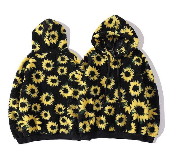 mens womens new fashion sunflower jackets hoodies winter thick hooded jacket hip hop loose streetwear coats, Black
mens womens new fashion sunflower jackets hoodies winter thick hooded jacket hip hop loose streetwear coats, Black