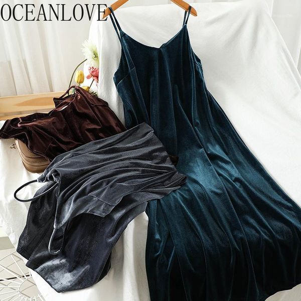 oceanlove velvet party dress solid v neck autumn winter women dresses vintage fashion 2020 korean ladies vestidos 185841, Black;gray
oceanlove velvet party dress solid v neck autumn winter women dresses vintage fashion 2020 korean ladies vestidos 185841, Black;gray