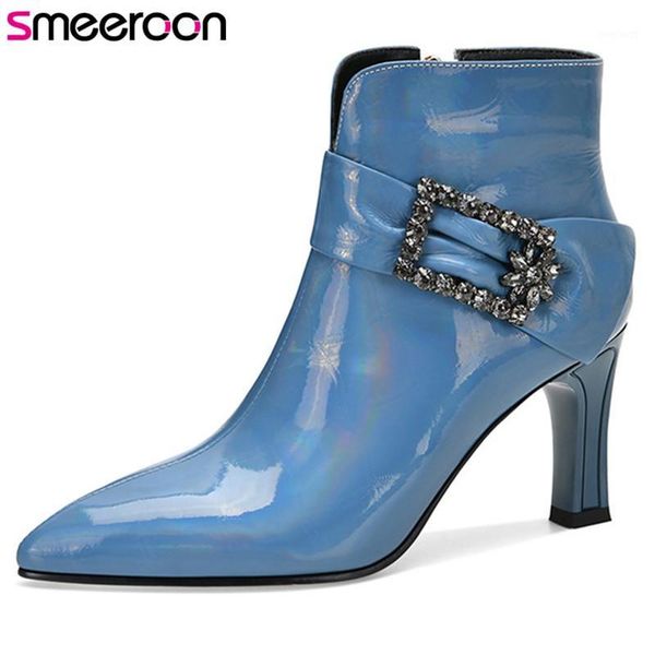 smeeroon 2020 new fashion ankle boots women crystal patent leather autumn winter high heel boots ladies party wedding shoes1, Black
smeeroon 2020 new fashion ankle boots women crystal patent leather autumn winter high heel boots ladies party wedding shoes1, Black