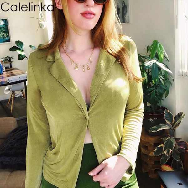 women's blouses & shirts calelinka elegant long sleeve notched women blouse single button open stitch 2021 fashion soft solid casu, White
women's blouses & shirts calelinka elegant long sleeve notched women blouse single button open stitch 2021 fashion soft solid casu, White