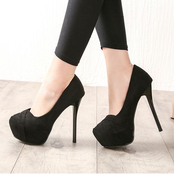 14cm high heel brand women pump platform evening dress pumps fashion women vegetable tanned square flock high heelsmultifunction, Black
14cm high heel brand women pump platform evening dress pumps fashion women vegetable tanned square flock high heelsmultifunction, Black