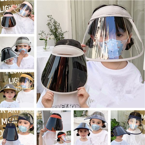 2pcs/lot kids protective full face mask dustproof uv-proof face shield summer transparent boys girls anti-droplet masks elastic sun hats hot
2pcs/lot kids protective full face mask dustproof uv-proof face shield summer transparent boys girls anti-droplet masks elastic sun hats hot