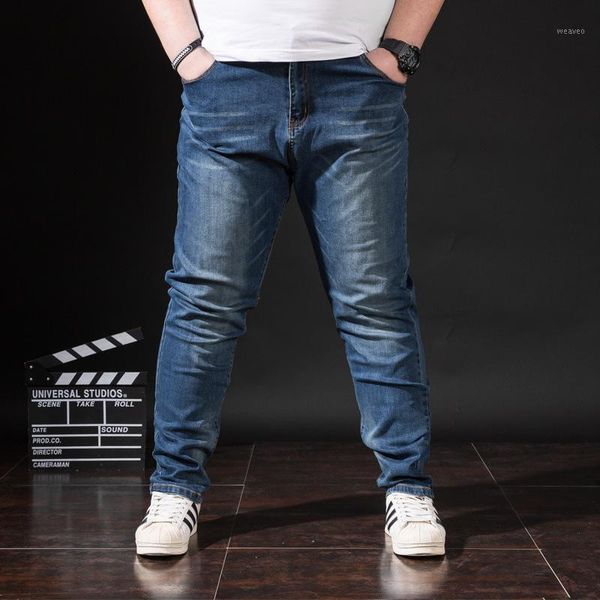 men's classic jeans straight full length large size straight blue casual brand spring denim jeans man trouser autumn size 32-481
men's classic jeans straight full length large size straight blue casual brand spring denim jeans man trouser autumn size 32-481
