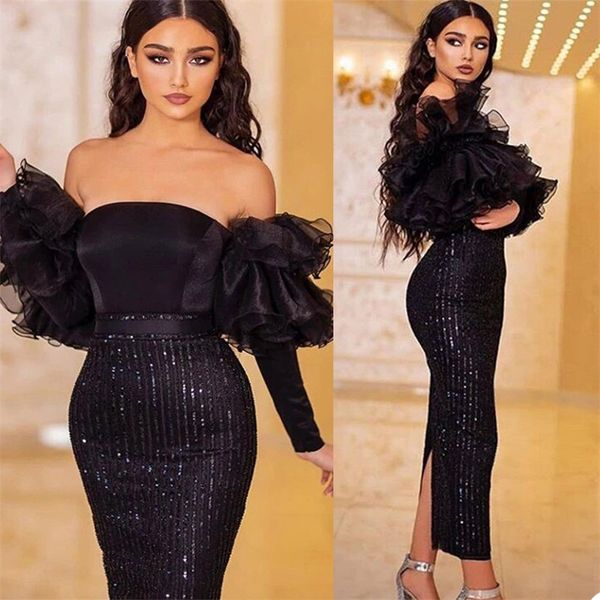 black mermaid prom dresses bateau bling sequins evening dresses satin dubai arabic sweep train custom made formal robe de mariée, Black;red
black mermaid prom dresses bateau bling sequins evening dresses satin dubai arabic sweep train custom made formal robe de mariée, Black;red