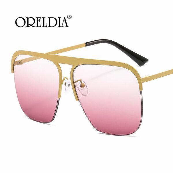 oversized rimless sunglasses women vintage square sun glasses metal gradient women sun glasses uv400 lunette, White;black
oversized rimless sunglasses women vintage square sun glasses metal gradient women sun glasses uv400 lunette, White;black