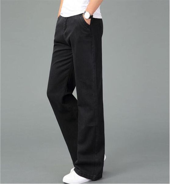 sports black pants autumn and winter high waist jeans men's cotton casual jeans warm flocking flocking denim trousers, Blue
sports black pants autumn and winter high waist jeans men's cotton casual jeans warm flocking flocking denim trousers, Blue