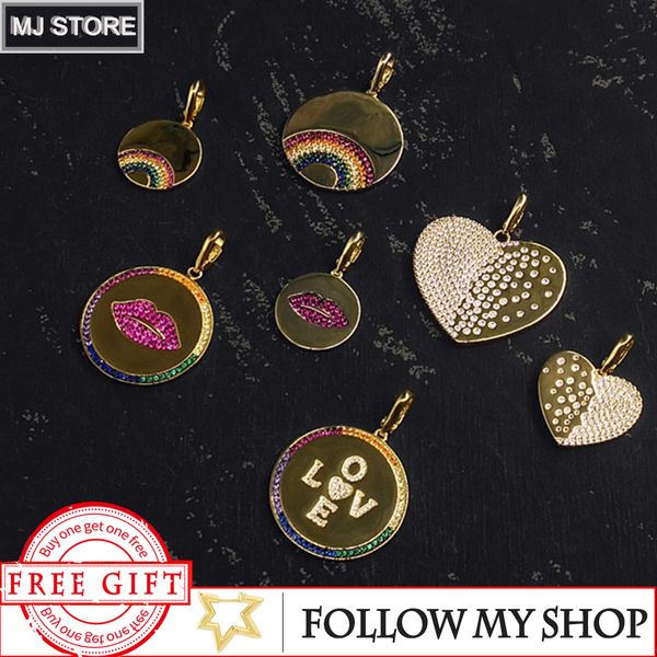 meiji new lip rainbow love letter heart diy necklace pendant jewelry accessory fashion design couple luxury gift q1209, Bronze;silver
meiji new lip rainbow love letter heart diy necklace pendant jewelry accessory fashion design couple luxury gift q1209, Bronze;silver