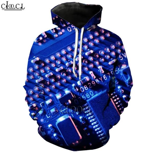 cloocl electronic chip 3d printed hoodies pullover men for women funny sweatshirts autumn hoodies tracksuit drop shipping, Black
cloocl electronic chip 3d printed hoodies pullover men for women funny sweatshirts autumn hoodies tracksuit drop shipping, Black