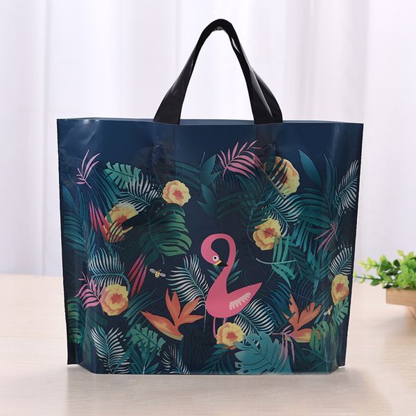 50pcs/pack spot pe plastic cute cartoon tote big bag clothing store bag gift packaging with handles
50pcs/pack spot pe plastic cute cartoon tote big bag clothing store bag gift packaging with handles
