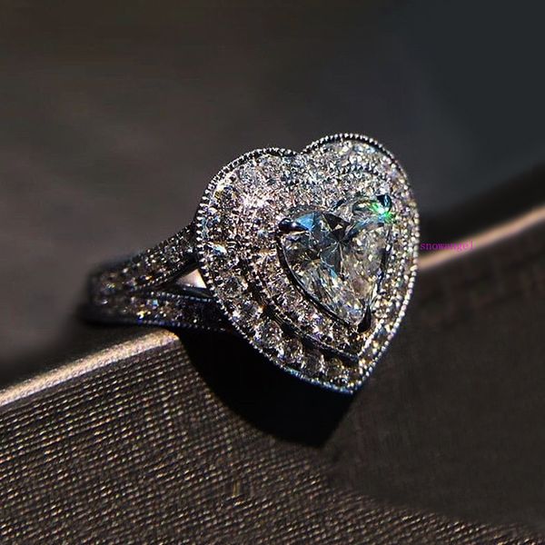 online celebrity temperament love diamond simple heart-shaped zircon fashion personality joker decorations, Silver
online celebrity temperament love diamond simple heart-shaped zircon fashion personality joker decorations, Silver