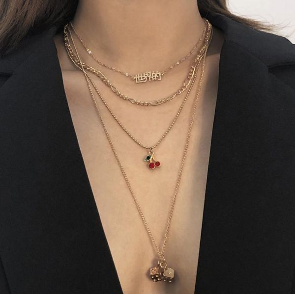 goth chinese pedant necklace for women kpop cherry geometric pedants choker necklace jewelry gothic accessories neck chain, Silver
goth chinese pedant necklace for women kpop cherry geometric pedants choker necklace jewelry gothic accessories neck chain, Silver