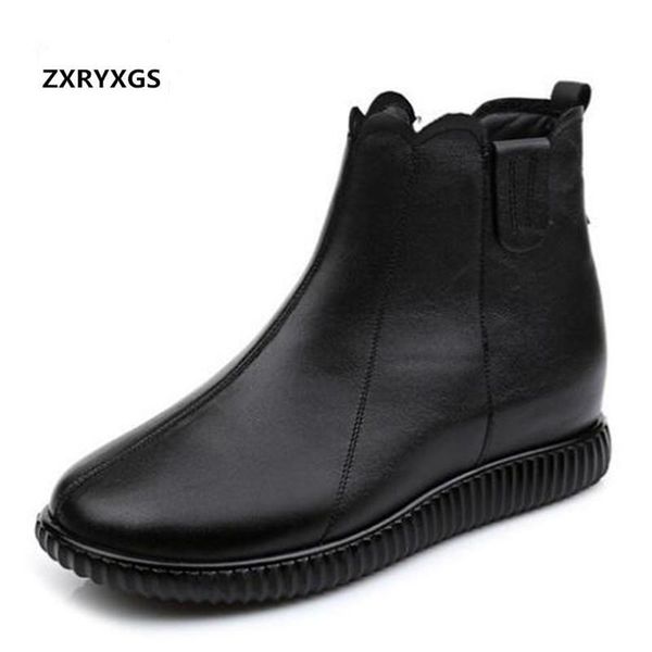 boots zxryxgs brand shoes woman ankle comfort plus size autumn / winter casual flat non-slip genuine leather, Black
boots zxryxgs brand shoes woman ankle comfort plus size autumn / winter casual flat non-slip genuine leather, Black